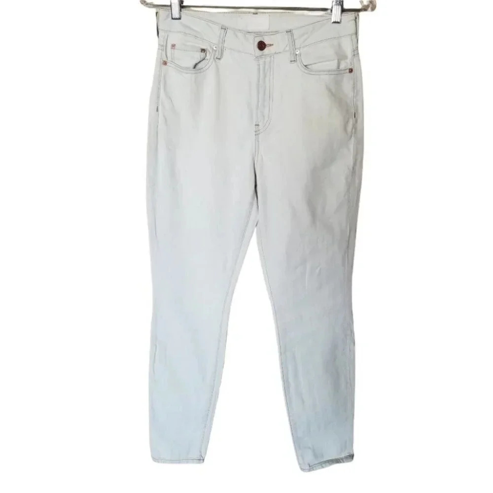 ARITZIA The Castings High Rise Skinny Crop Bleach Out 27